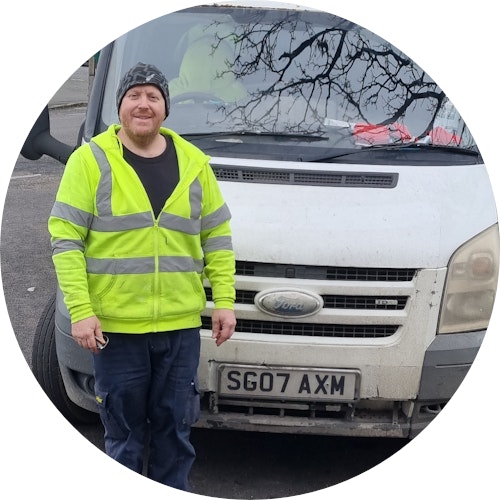 Day's Rubbish Clearance team and vehicle