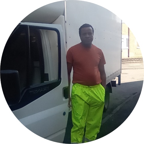 R&M Recycling Ltd team and vehicle