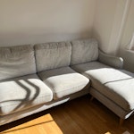 Couch and bookcases for removal and disposal