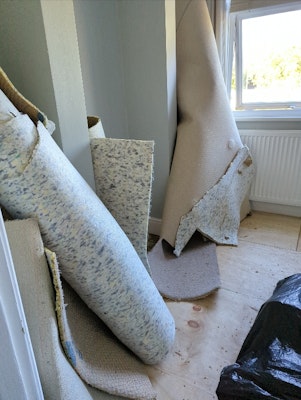 removal of 3 bedroom carpet waste for 120 from M8 Manchester