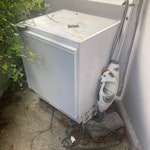 Under counter fridge for removal and disposal