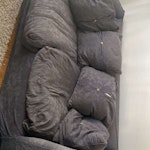 3 Seater Sofa - Blue for removal and disposal