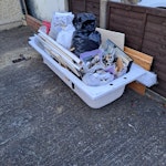 Bathroom Waste for removal and disposal
