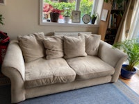 Large sofa 215 wide 107 deep collected by Monster Junk Limited