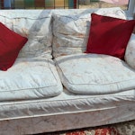 A 2-seater old & heavy sofa I doubt I can get it outside, but sofa is in my conservatory, and there is a good sideway out to drive and road, so easy access without carrying through the house. PO16 - removed for £95