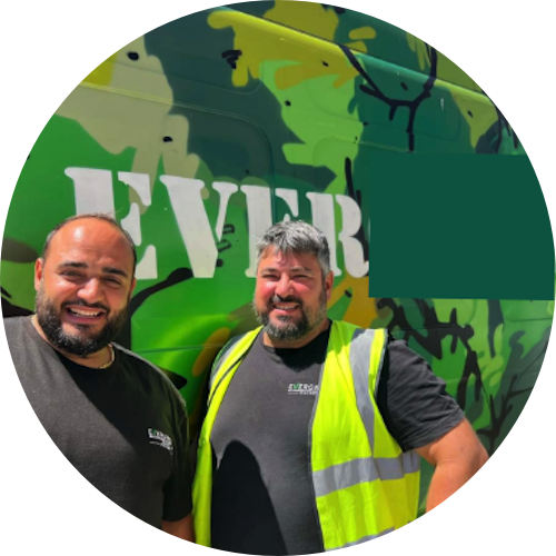 Evermoves Removals and Waste Clearance Limited team and vehicle