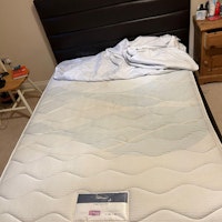 double bed mattress & bedframe collected by Appleton Waste Clearance