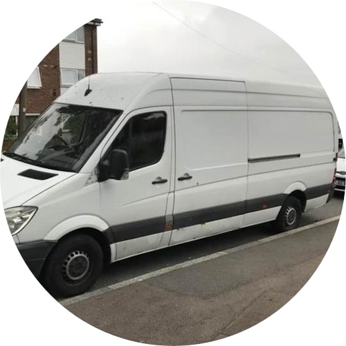 mega removal  sevice team and vehicle