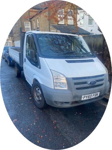 VM waste collection team and vehicle