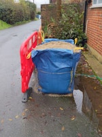 one large bag of screed collected by Direct Waste Services
