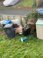 Mixed bags, mattress, wood collected by Appleton Waste Clearance