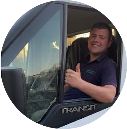 DS Garden Services team and vehicle
