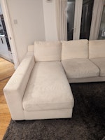 3 Seat Corner Sofa + Table Top collected by j & j clearance and gardening