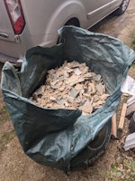 Bulk bag of rubble collected by Gleamco Ltd