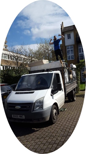 Junk Cube team and vehicle