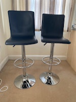 2 Bar chairs and 1 TV table collected by j & j clearance and gardening