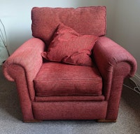 Armchair collected by WJFJ Ltd