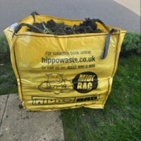 turf and soil in hippo bag collected by Wrights Waste Management