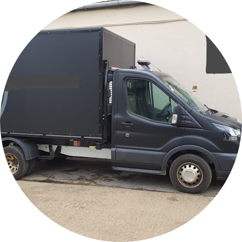 Oakley Waste team and vehicle