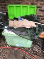 Shed and garden waste collected by Waste Invaders Ltd