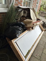 carpet radiators and junk collected by S K waste services Ltd