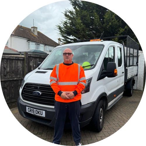 Essex waste services ltd team and vehicle