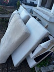 Sofa and mattress A broken sofa and a king size mattress MK17 - removed for £120