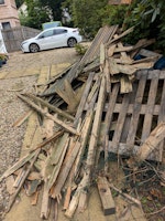 Fence and pallets collected by 247 Group Facilities LTD