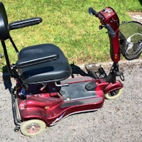 2 off mobility scooters. collected by N J Recycling Services