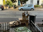 Recycling cardboard boxes It's mostly cardboard boxes and other recycling like bubble wrap. There are a couple tiles for collection as well. NW1 - removed for £40