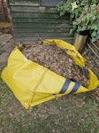 Mega hippo bag of garden waste General garden waste, leaves, hedge trimmings, grass and weeds GU14 - removed for £85