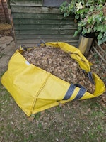 Mega hippo bag of garden waste collected by KINGSHILL GARDEN SERVICES LTD