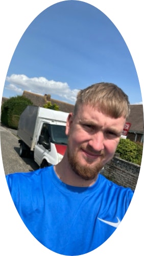 Long Gone Waste Diposal team and vehicle