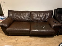 large sofa bed collected by Halls waste removals