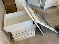 Disassembled drawers collected by RNGSERVICES1 LTD