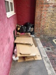 Cardboard boxes from moving Empty moving boxes and some bags of household rubbish SE5 - removed for £50