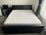 bedframe and mattress Super kingsize bed frame and mattress. Bed frame dismantled and ready to go. NW5 - removed for £60