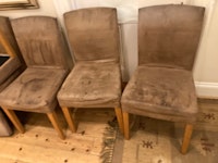 10 dining chairs. 1 old mattre collected by RNGSERVICES1 LTD