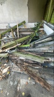 wood from a demolition collected by All Waste Ldn LTD.