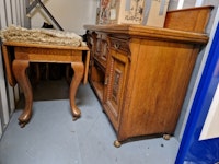 Sideboard & drop leaf table collected by Proper Waste Management