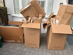 cardboard boxes just a bunch of cardboard boxes that need to be recycled NW10 - removed for £50