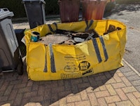 builder waste from porch roof collected by Kevin Alderton