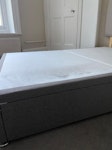 double bed divan base/mattress Double divan base that has a dent/broken top and mattress. BN3 - removed for £60