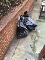 Three builder rubble bags collected by Capital Recycle LTD