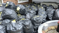 75 Bags of expanding foam collected by Waste Not