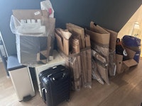 cardboard, fabric, cupboard collected by Marylebone Waste Management LTD