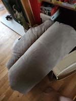 Removal of old sofa collected by N J Recycling Services