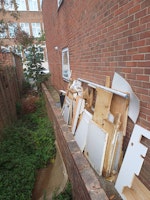 28 rubble bags, small kitchen, collected by Halls waste removals