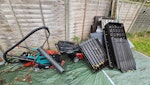 Garden/ shed waste 2 plastic keter units
1 metal shed
2 lawnmowers
1 mixed bag of rubbish DE22 - removed for £120