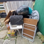 household and garden rubbish **general house/garden rubbish,looks more then it is/crates x3 can stack on top each other/ cardbord can be flattened some already done,empty boxes,black sacks cardboard in/printer/small flat tv/unable to move rubbish due to stroke/directions given on acceptance / please only do job if you can definitely come this week DA3 - removed for £85